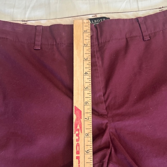 Talbots Women's Burgundy Jeans 8P - Picture 6 of 10